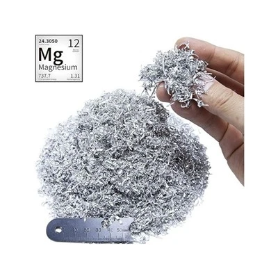 Spécification du produit Grade Qualité industrielle Utilisation/Application Type d'emballage industriel Taille de l'emballage 25 kg Formule chimique Mg+2 Numéro CAS 7439-95-4 Pureté 99 % Masse molaire 24,305 G/mol Formule Mg Description du produit Correspondant aux exigences toujours croissantes Parmi les clients, nous nous engageons à fournir des tournages en magnésium.